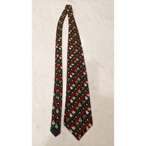 Men's Rudolph the Red Nose Reindeer Holiday Tie Christmas Theme